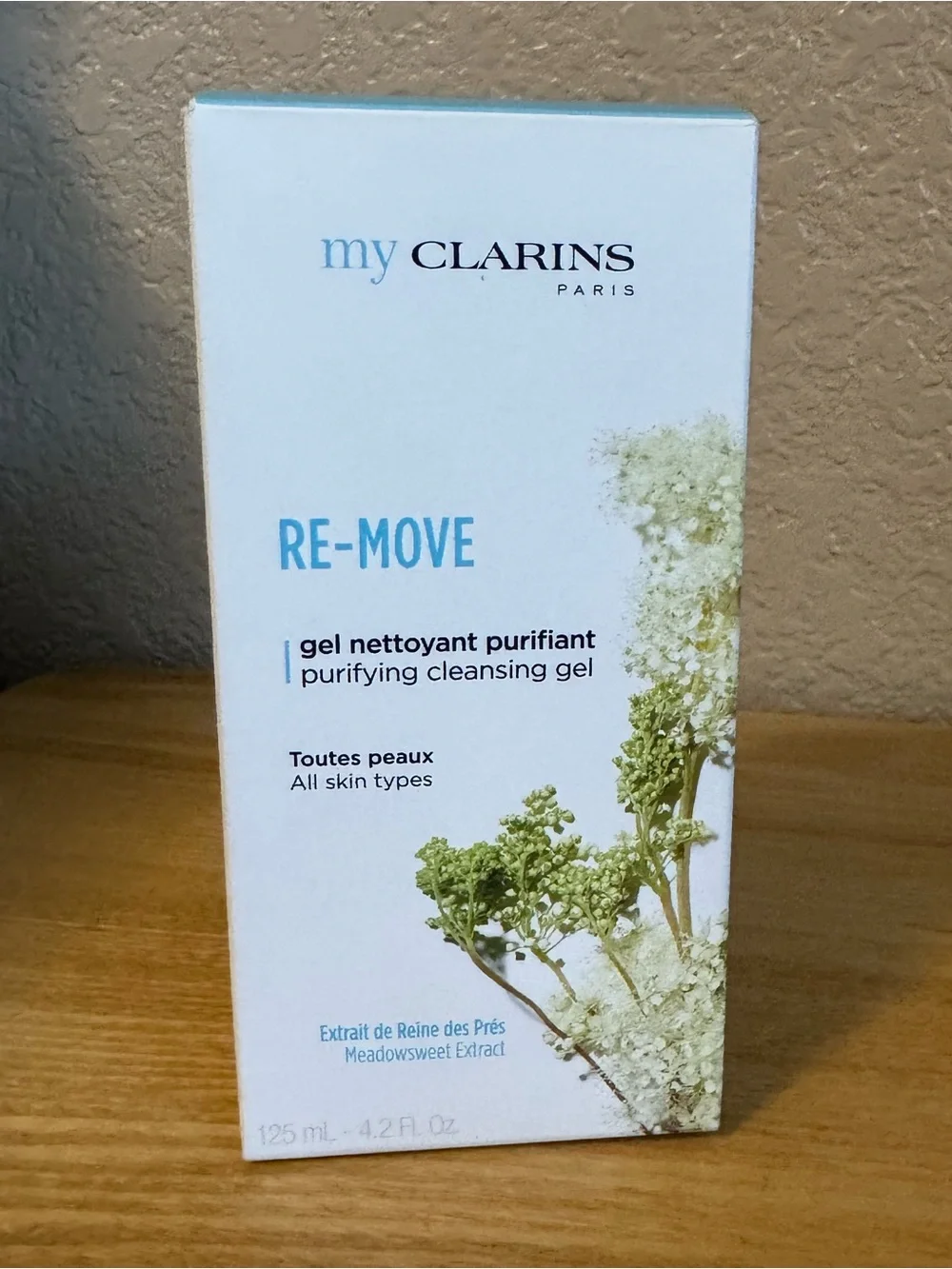 My Clarins RE-MOVE Purifying Cleansing Gel 4.2 oz NIB Vegan Face Cleanser